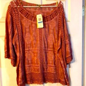 New with tags XL Democracy. The color is Rosette.